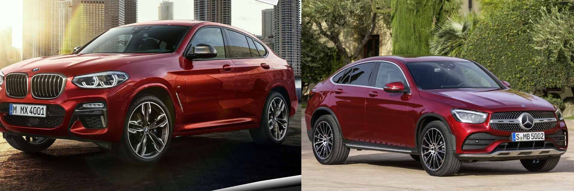 BMW X4 vs Mercedes GLC Coupe: Te ayudamos a elegir
