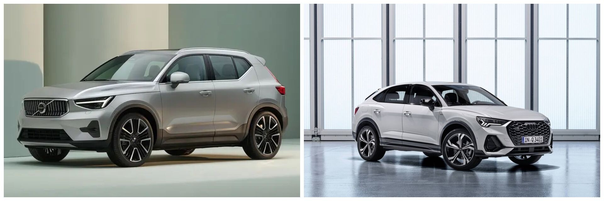 Volvo XC40 vs Audi Q3 Sportback: Te ayudamos a elegir